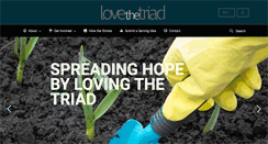 Desktop Screenshot of lovethetriad.com